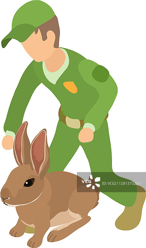 动物福利图标2.5D风格图片素材