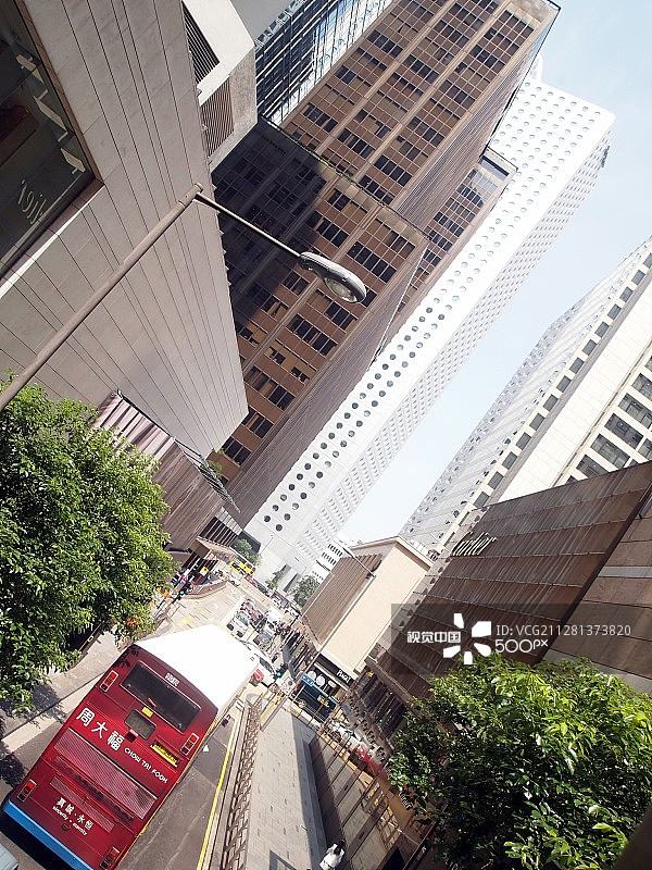 香港干诺道中图片素材