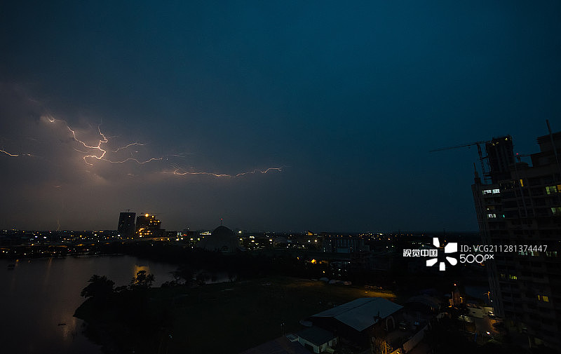 闪电图案图片素材