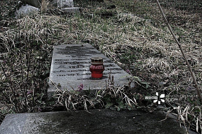 切申（波兰）犹太人公墓旧址图片素材