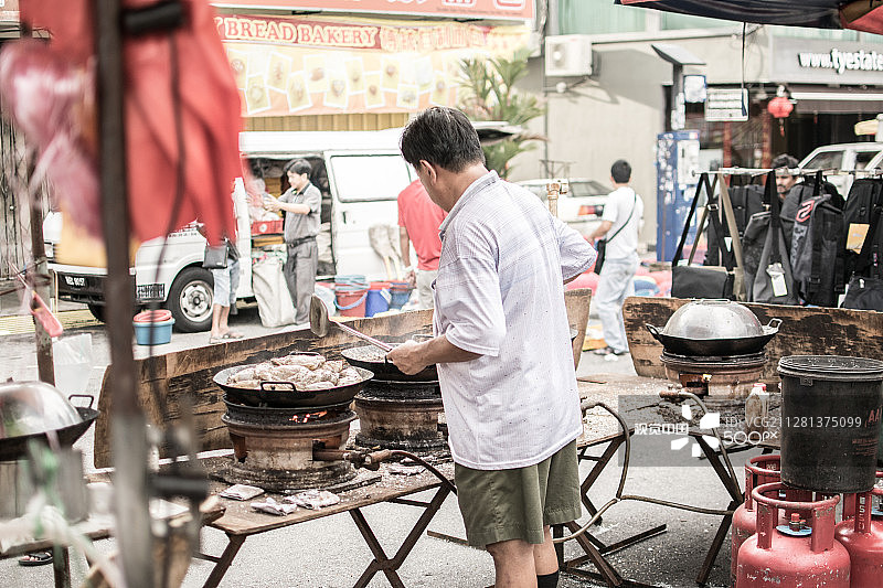夜市风光图片素材