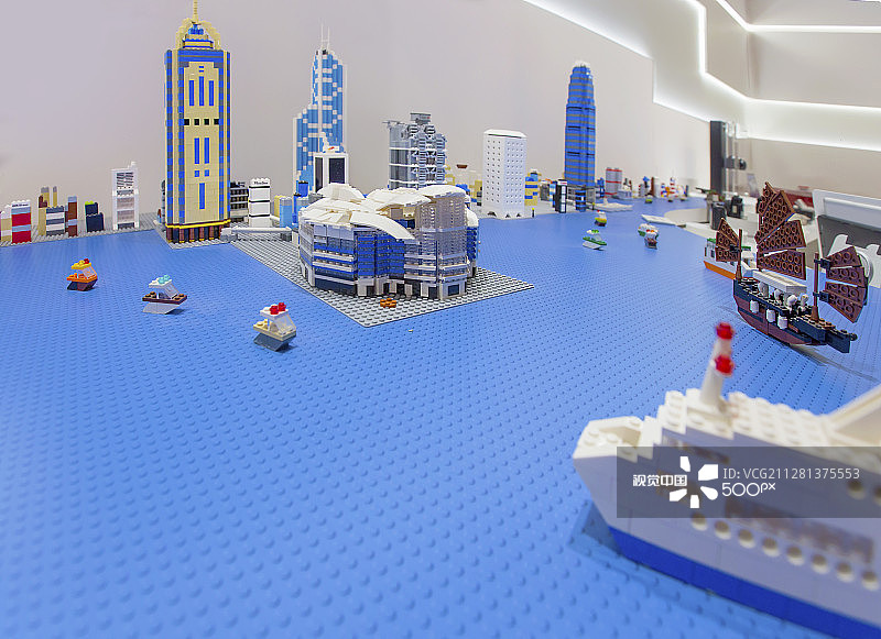乐高香港天际线图片素材
