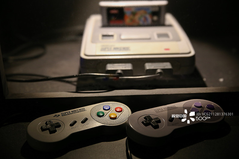 超级任天堂游戏机图片素材