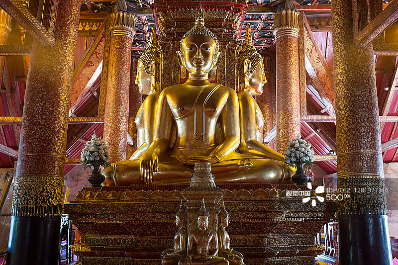 普明寺的佛像图片素材