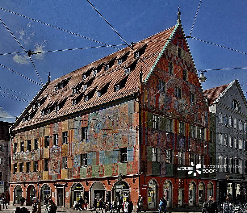 奥格斯堡 - 织布工之家图片素材