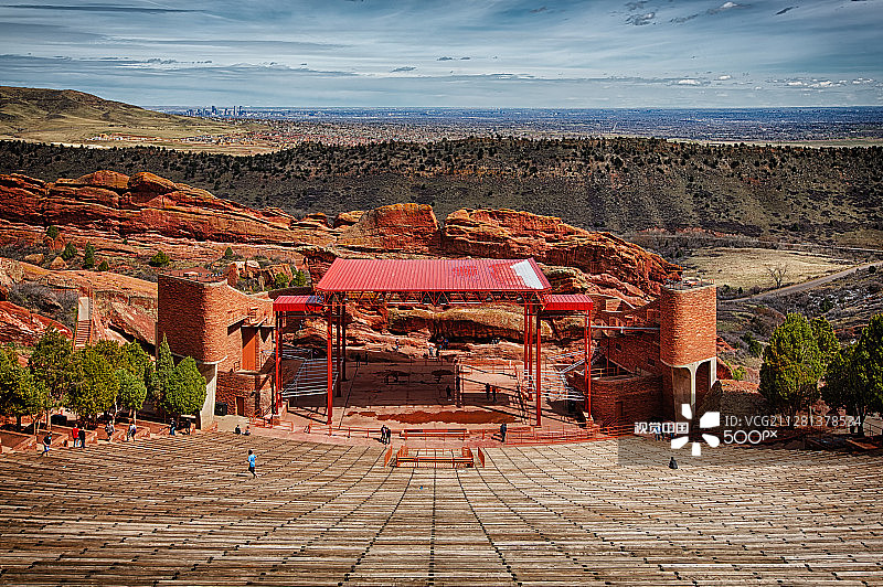 红岩圆形剧场图片素材