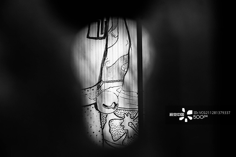 蓝色都市艺术#3图片素材