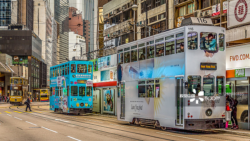 香港叮叮车图片素材