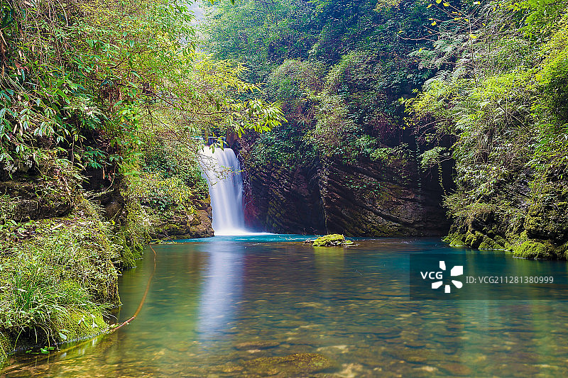 张家界大峡谷风光图片素材