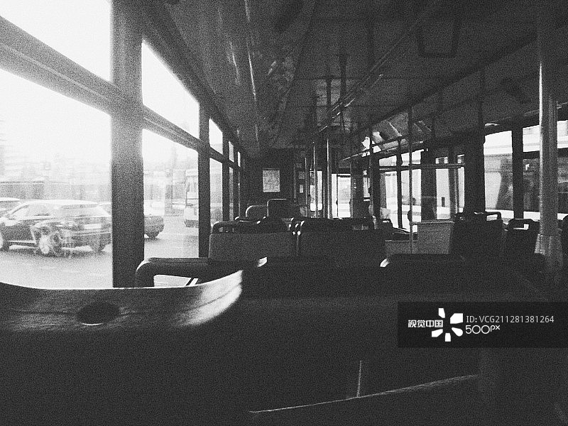 无轨电车图片素材