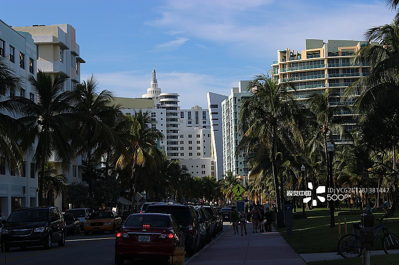 迈阿密海洋大道图片素材