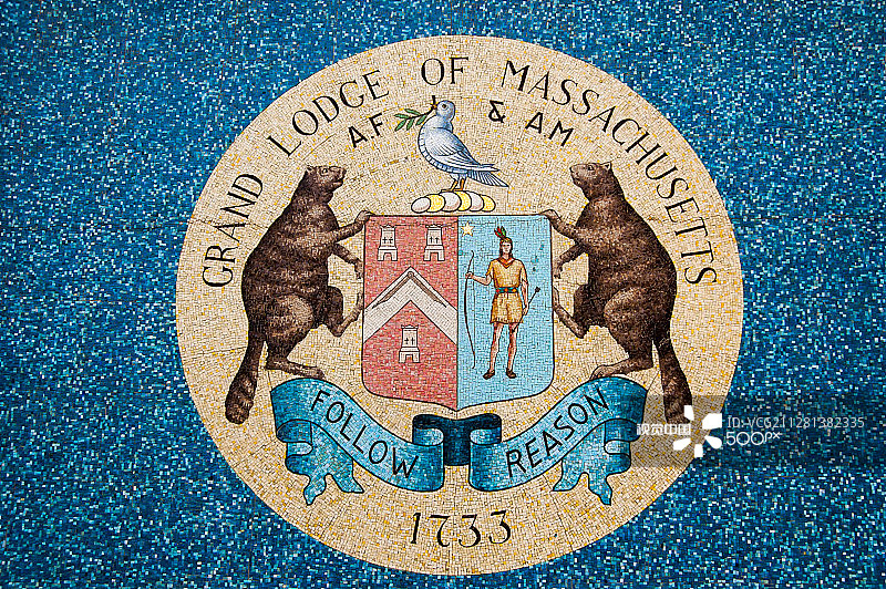 共济会会所徽章图片素材