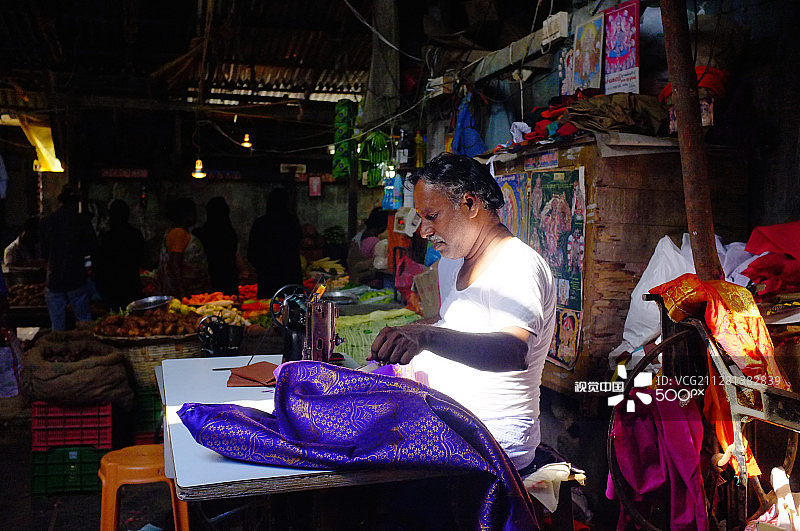 本地治里的裁缝图片素材