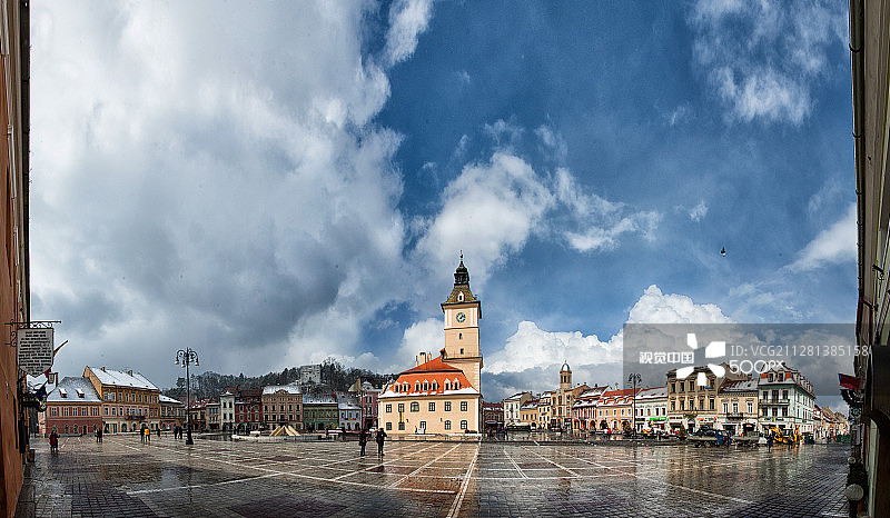 布拉索夫市政广场图片素材