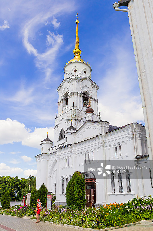 俄罗斯弗拉基米尔圣母升天大教堂图片素材