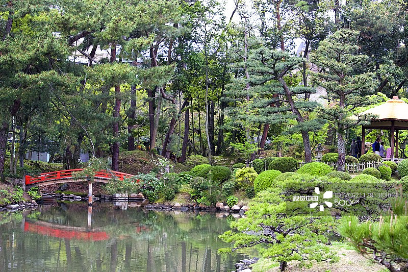 日式花园图片素材