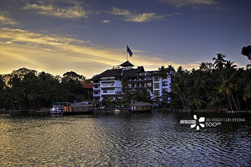 喀拉拉邦回水酒店图片素材