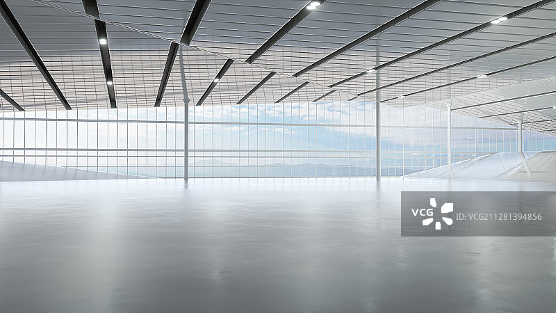 汽车背景_现代建筑_空间图片素材