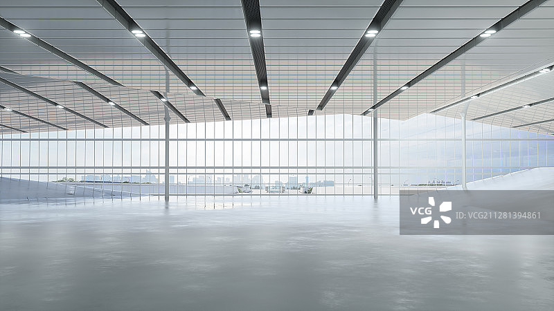 汽车背景_现代建筑_空间图片素材