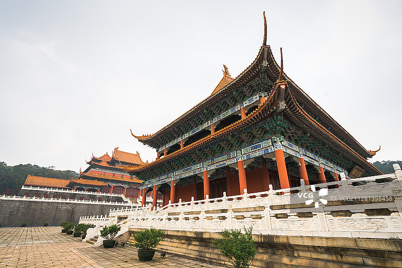 广东佛山南海影视城古典宫廷建筑图片素材