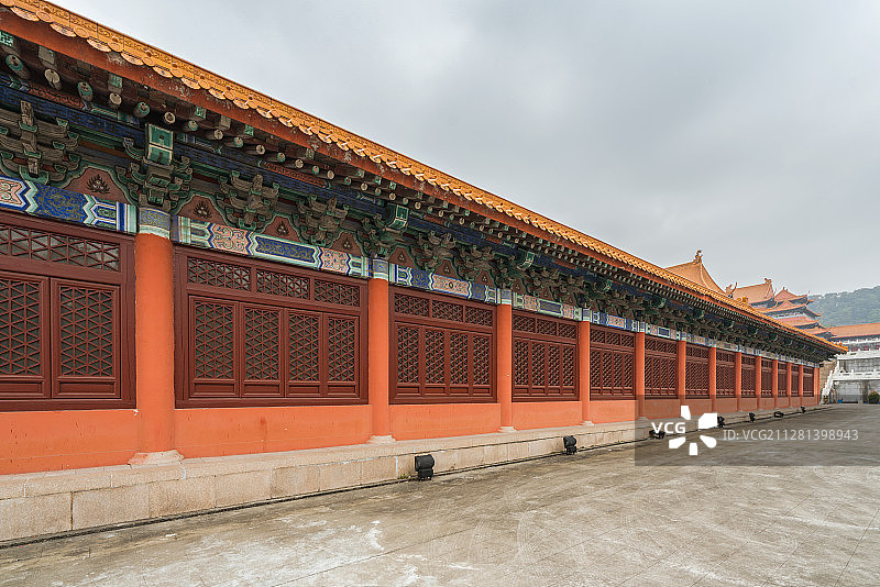 广东佛山南海影视城古典宫廷建筑设计图片素材