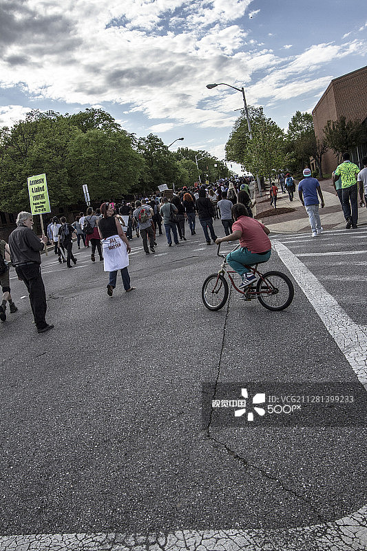 巴尔的摩和平抗议图片素材
