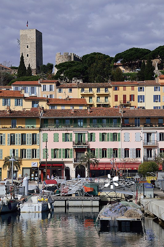 戛纳港口图片素材