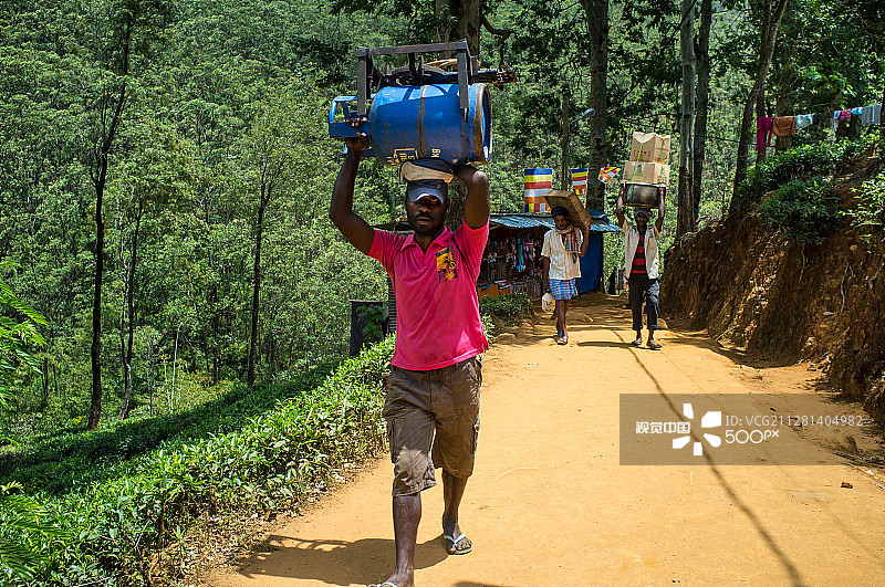 亚当峰的工人图片素材
