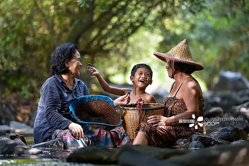 我祖母的微笑图片素材