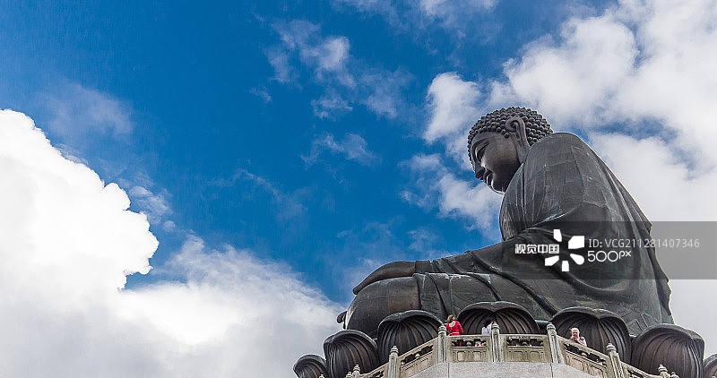 香港天坛大佛图片素材