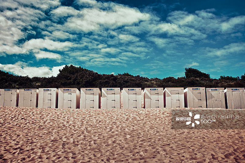 海滩储物图片素材