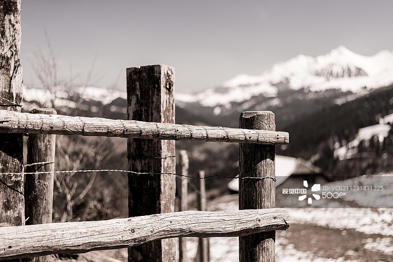 旧栅栏图片素材