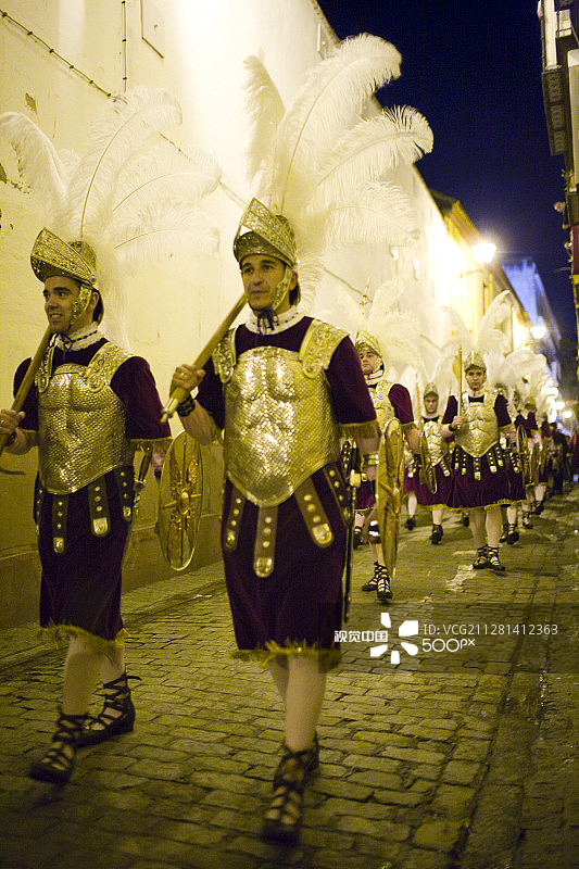 西班牙塞维利亚的罗马士兵图片素材