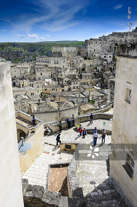 马泰拉石屋景观图片素材