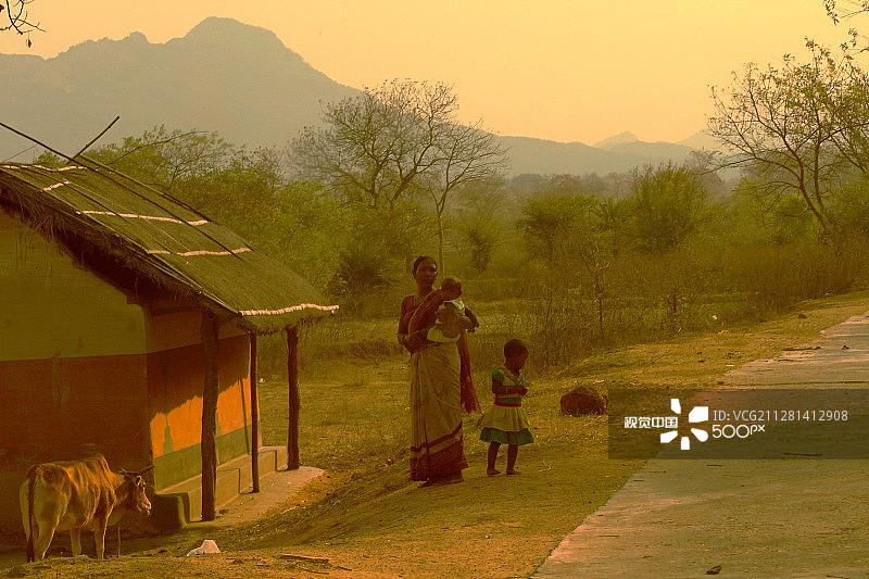 奥里萨邦的小土丘图片素材