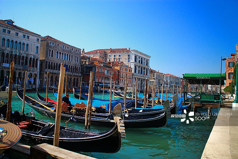 贡多拉，威尼斯图片素材