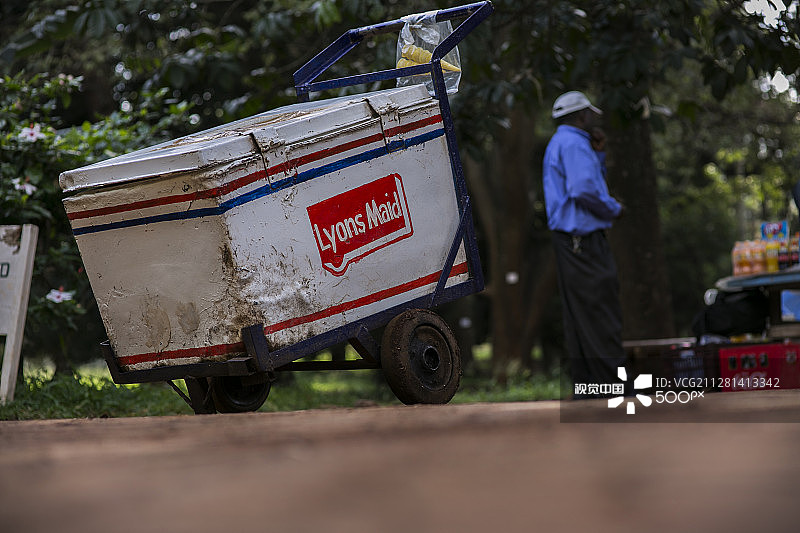 冰淇淋商贩图片素材