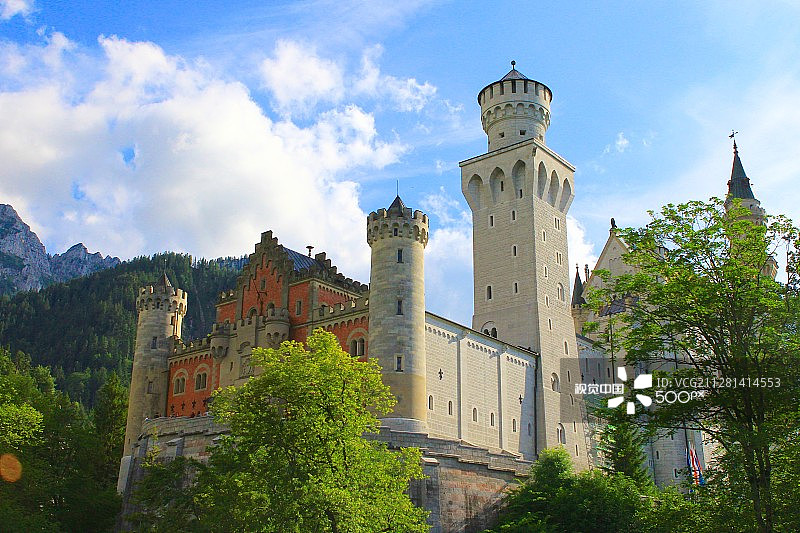 新天鹅堡图片素材