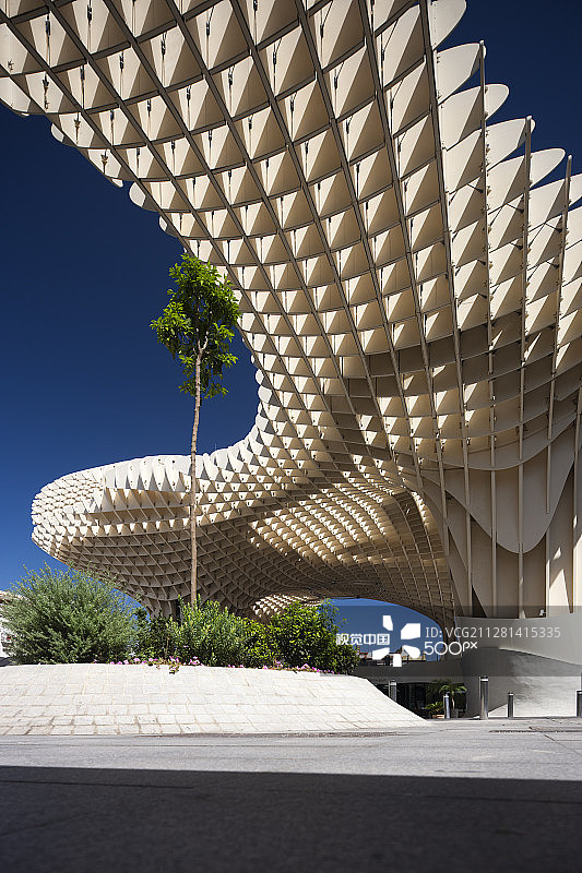 西班牙塞维利亚都市阳伞建筑（建筑师：Jurgen Mayer H）图片素材