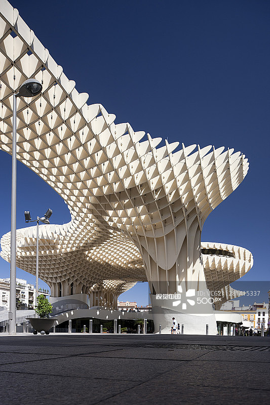 西班牙塞维利亚都市阳伞建筑（建筑师：Jurgen Mayer H）图片素材