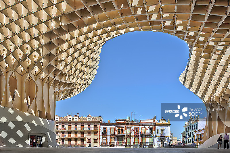 西班牙塞维利亚都市阳伞建筑（建筑师：Jurgen Mayer H）图片素材