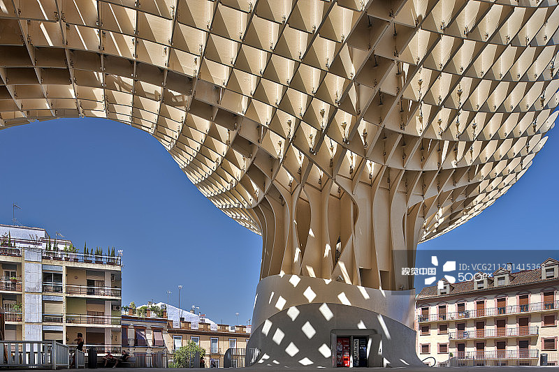 西班牙塞维利亚都市阳伞建筑（建筑师：Jurgen Mayer H）图片素材