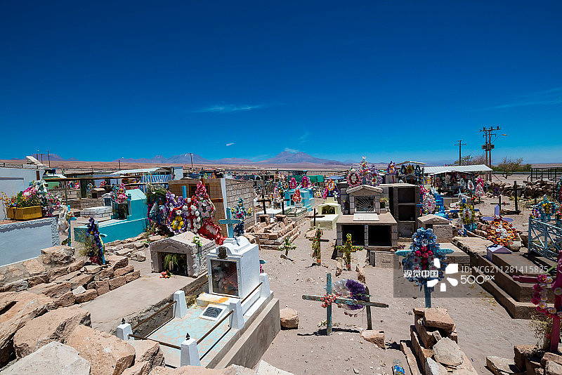 智利阿塔卡马圣佩德罗地区图片素材