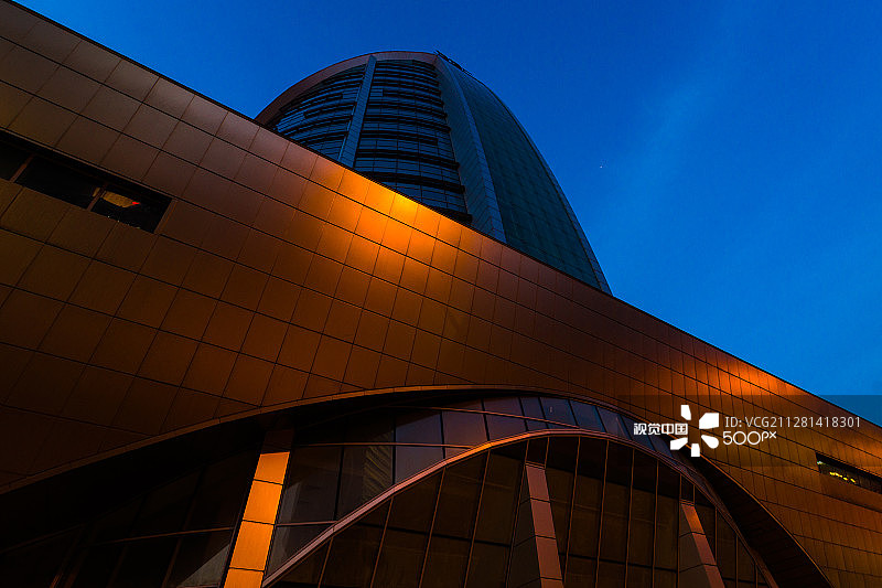 夜幕下的索非亚地标图片素材