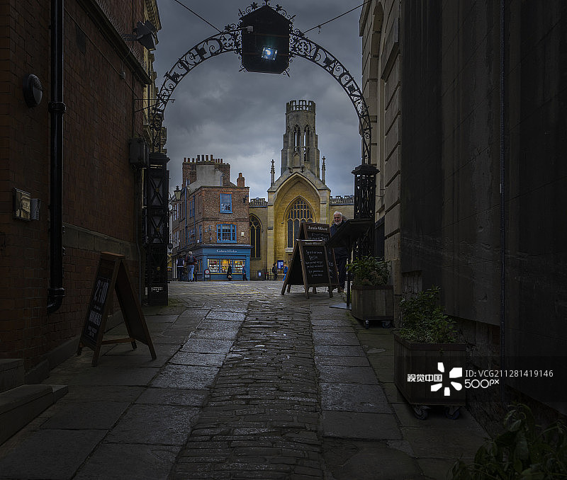 英国约克街景图片素材