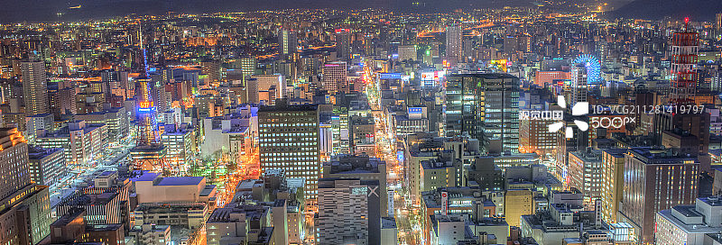 札幌之夜图片素材