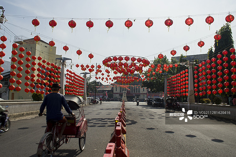 集市人力三轮车图片素材
