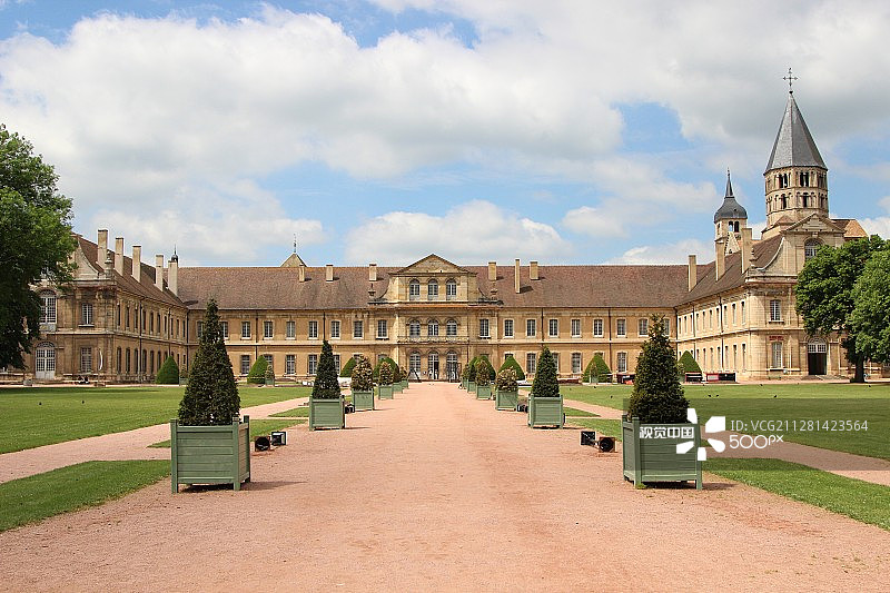 克吕尼修道院图片素材