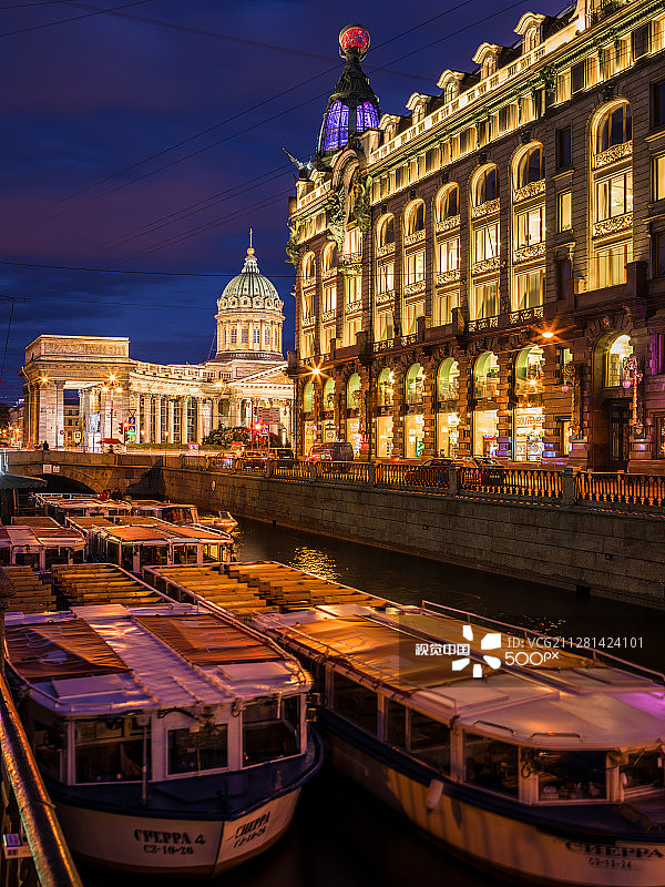 俄罗斯圣彼得堡喀山大教堂图片素材