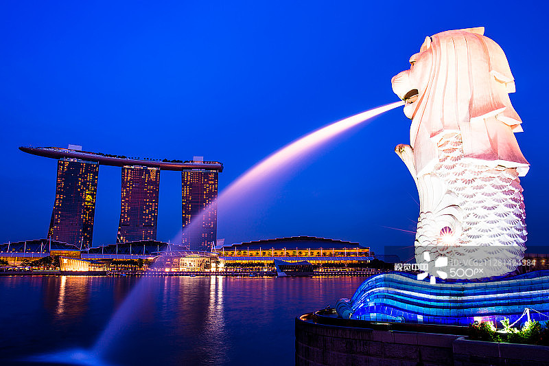 鱼尾狮图片素材